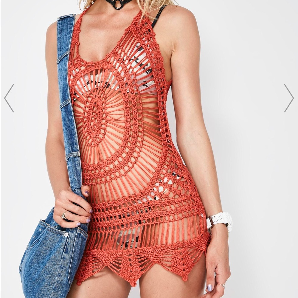 Dolls Kill Happy Times Crochet Dress